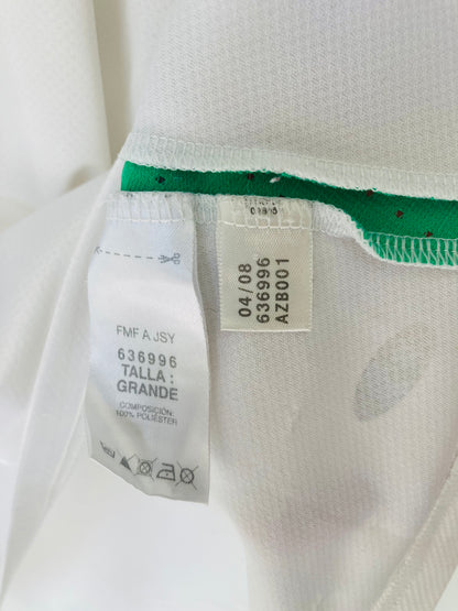 Mexico away football shirt 2008/09 Blanco medium