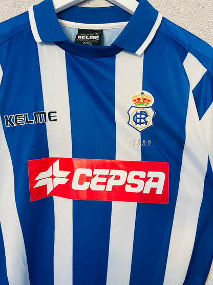Recreativo Huelva home football shirt 2002/03 XXL