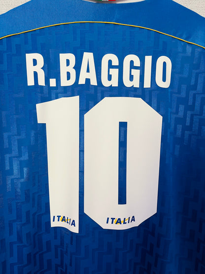Italy home football shirt 1995/96 Baggio Large