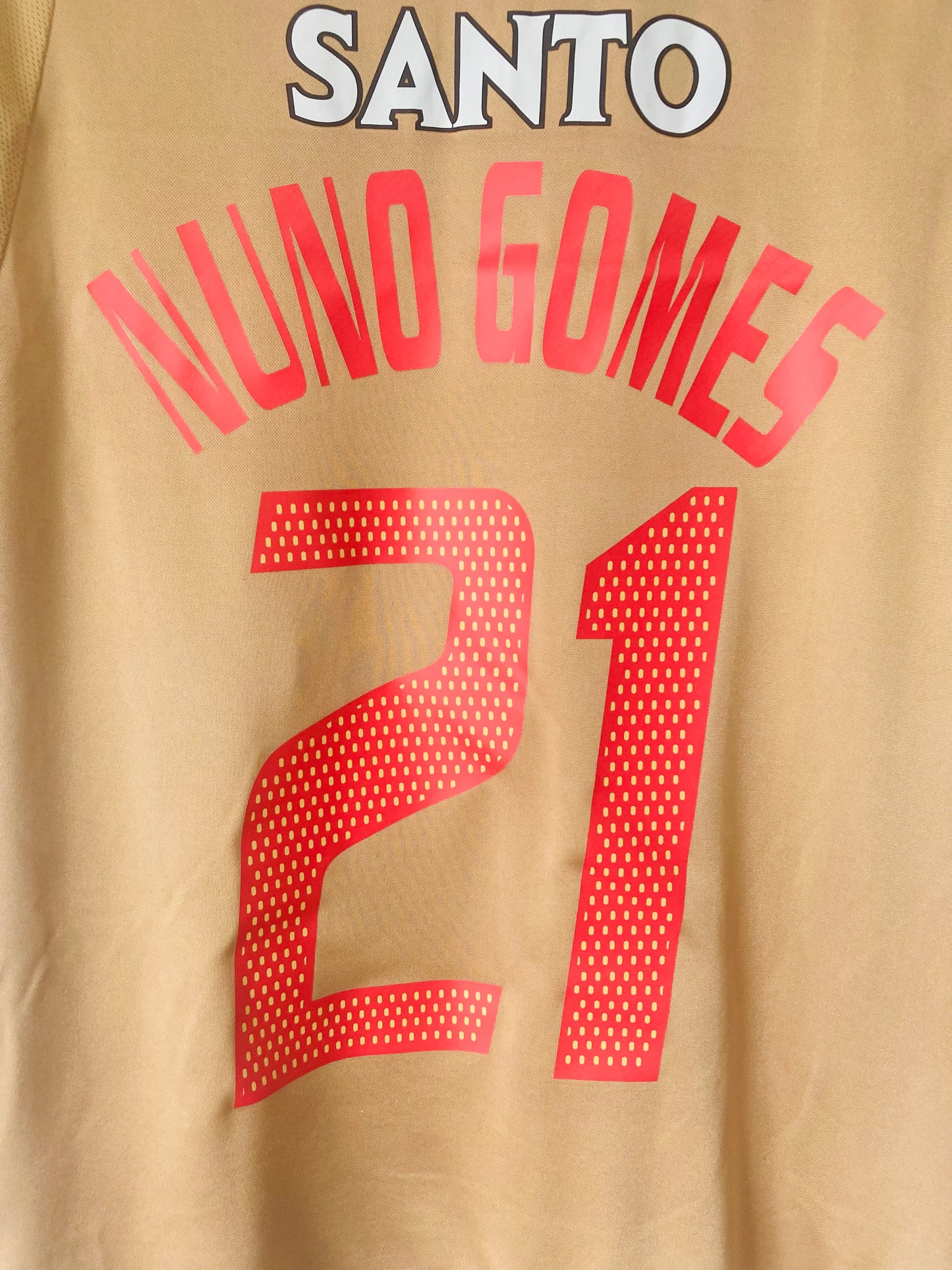 Benfica third centenary football shirt 2004/05 Nuno Gomes Large