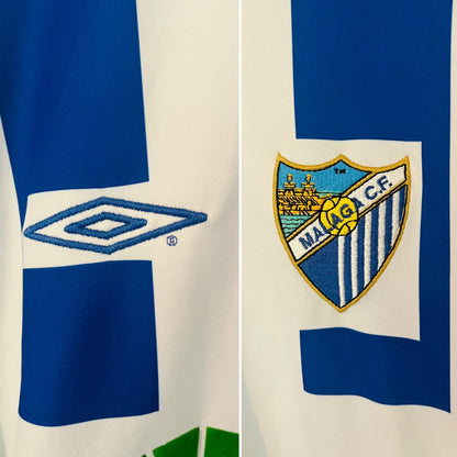 Malaga home football shirt 2002/03 Dario Silva XL