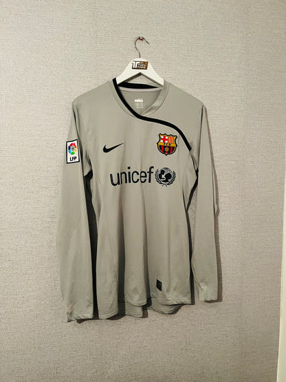 Barcelona goalkeeper football shirt 2008/09 Valdes Medium
