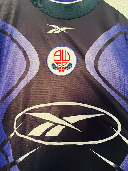 Bolton Wanderers goalkeeper football shirt 1998/99 Large