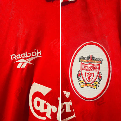 Liverpool home football shirt 1996/97 Fowler XXL