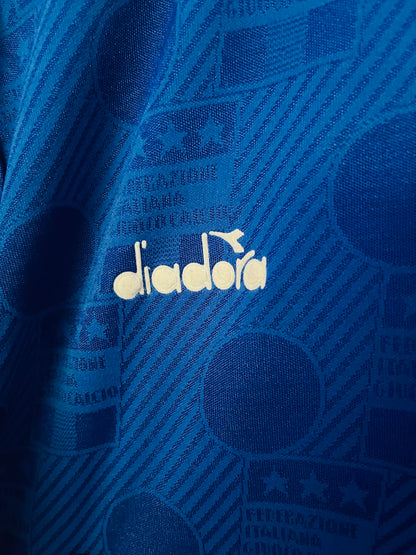 Italy home football shirt W/C 1994 Baggio Medium