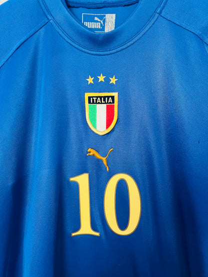 Italy home football shirt 2004/05 Baggio Medium