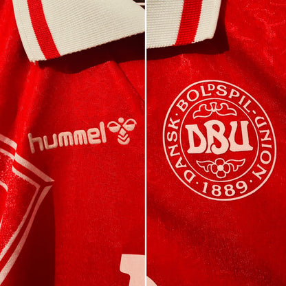 Denmark home football shirt 1995/96 Michael Laudrup Medium