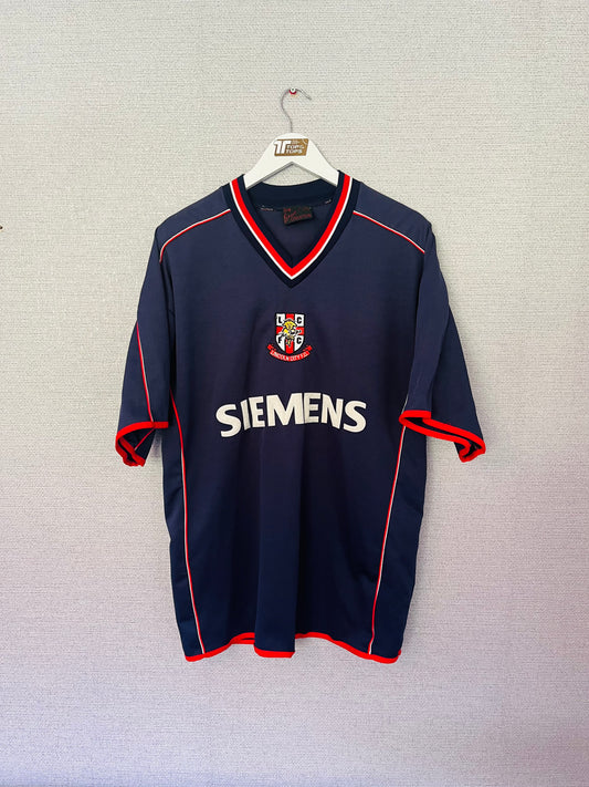 Lincoln City away football shirt 2003/04 Large