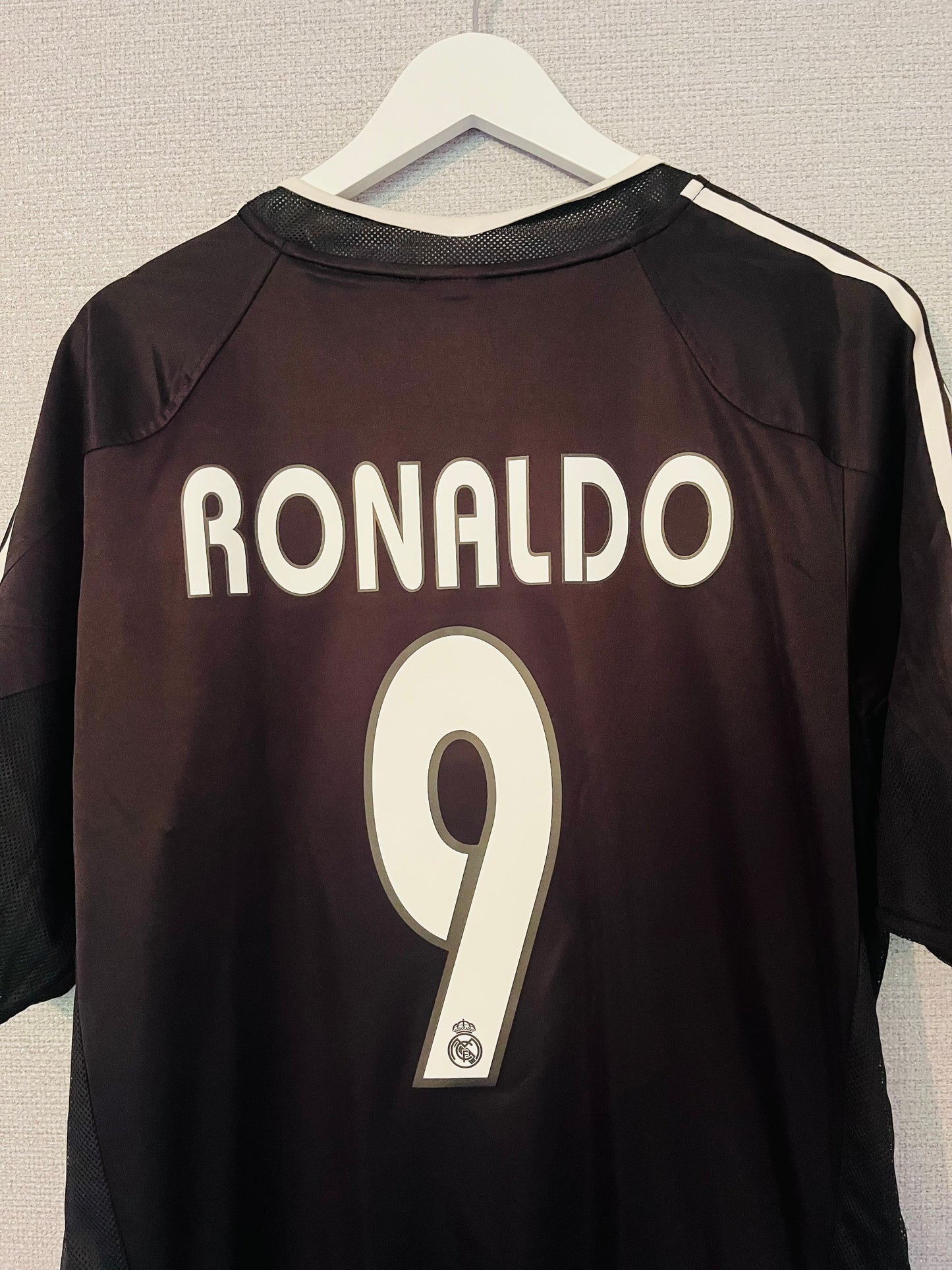 Real Madrid away football shirt 2004/05 R9 XL