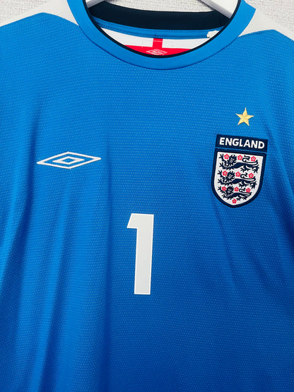England goalkeeper football shirt Euro 2004 James Large