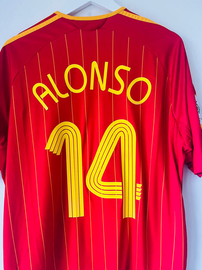 Spain home football shirt            W/C 2006 Alonso XL