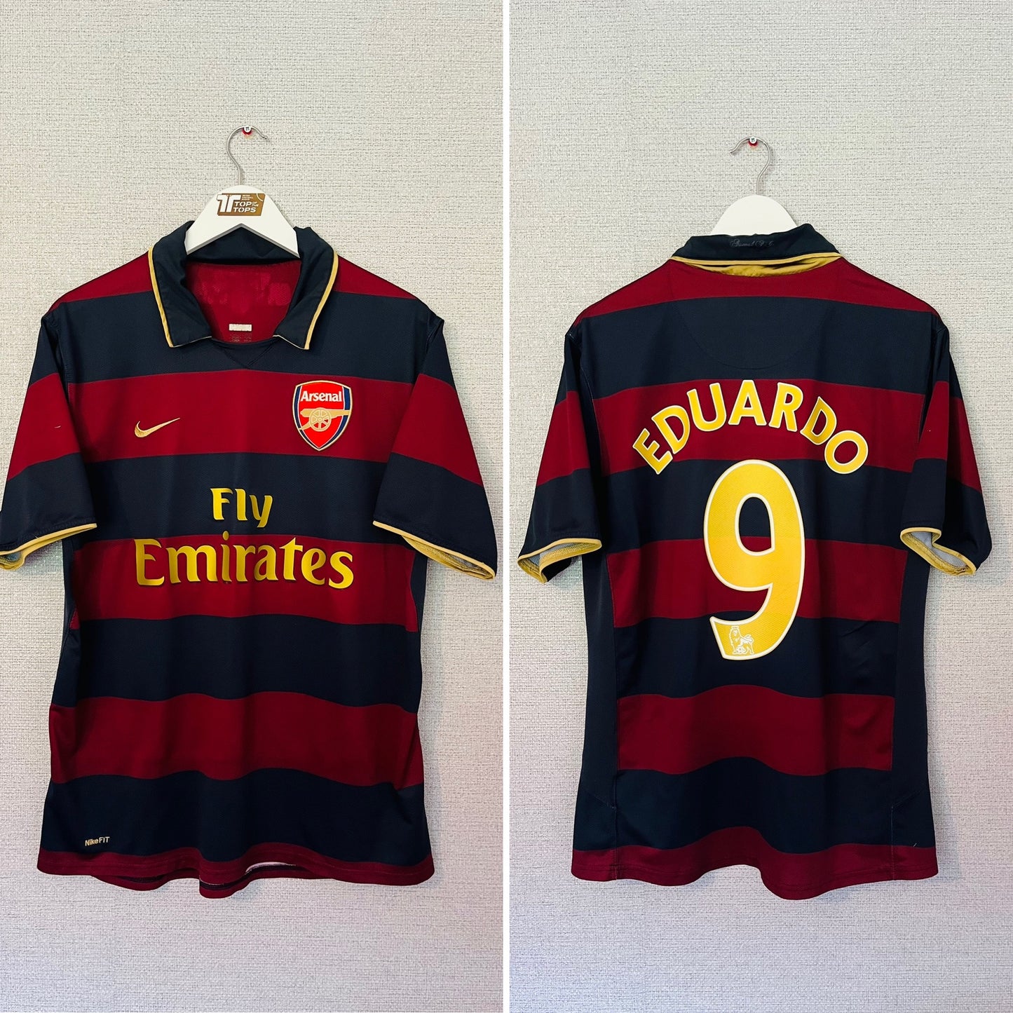 Arsenal third football shirt 2007/08 Eduardo Large