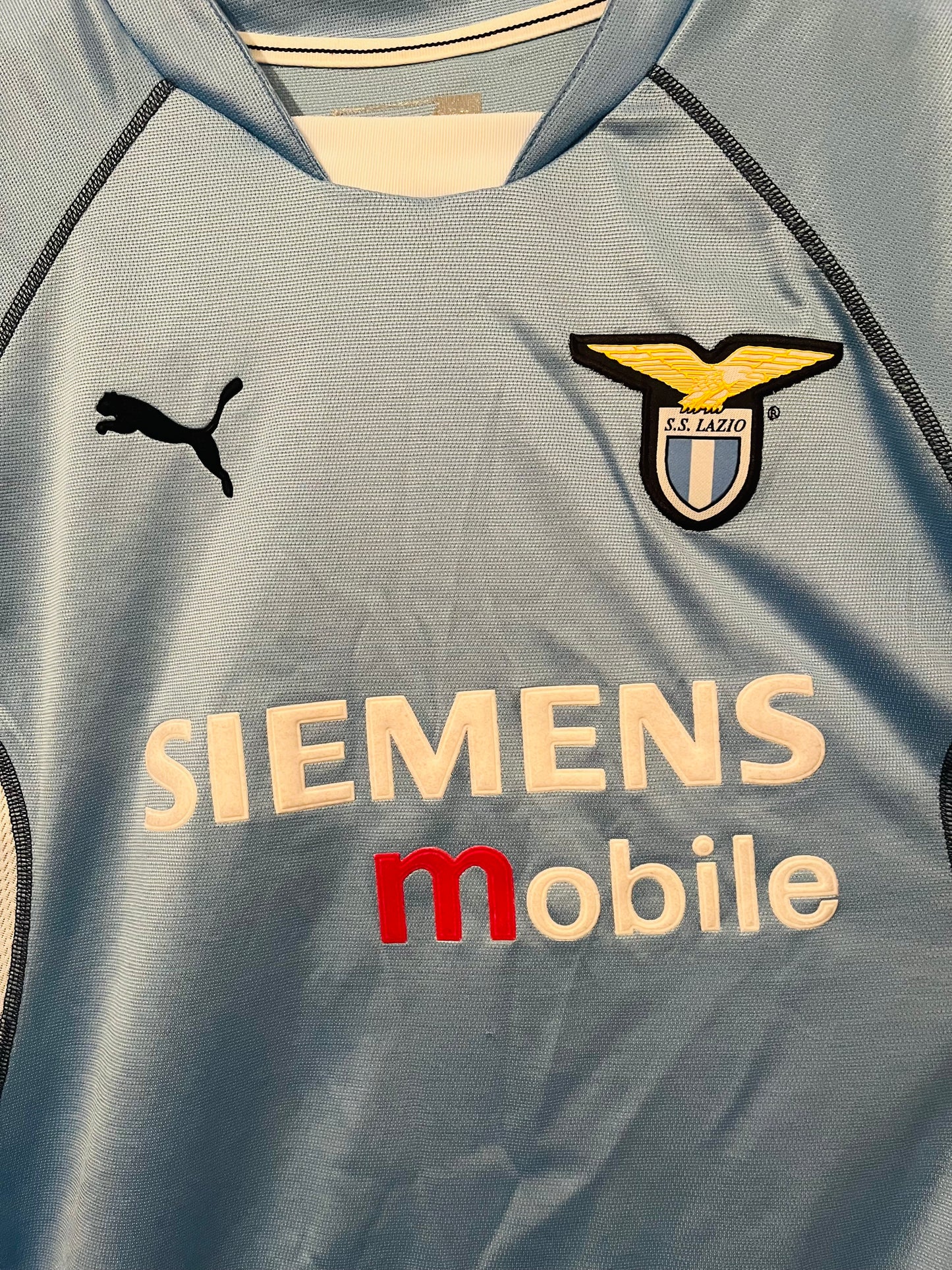 Lazio home football shirt 2001/02 Crespo Large