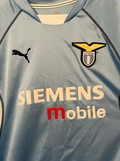 Lazio home football shirt 2001/02 Crespo Large