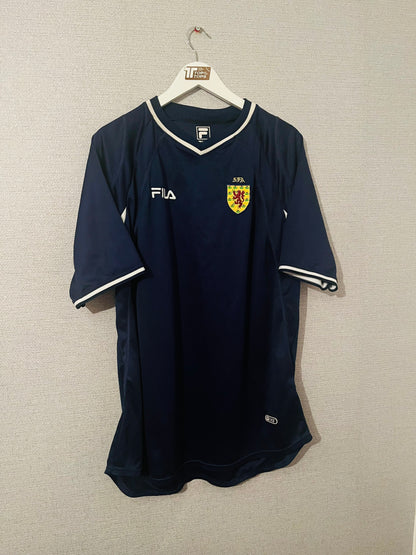 Scotland home football shirt 2000/02 XL