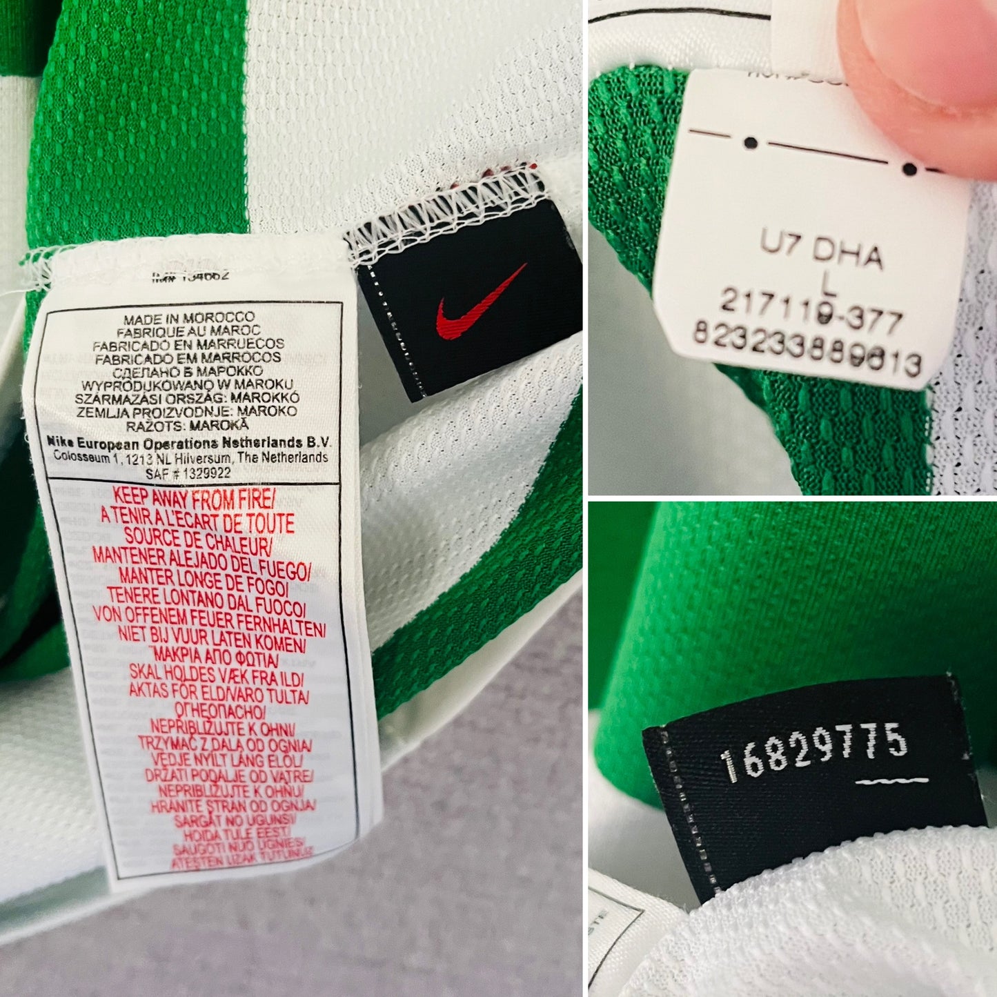 Glasgow Celtic home football shirt 2007/08 Nakamura Large