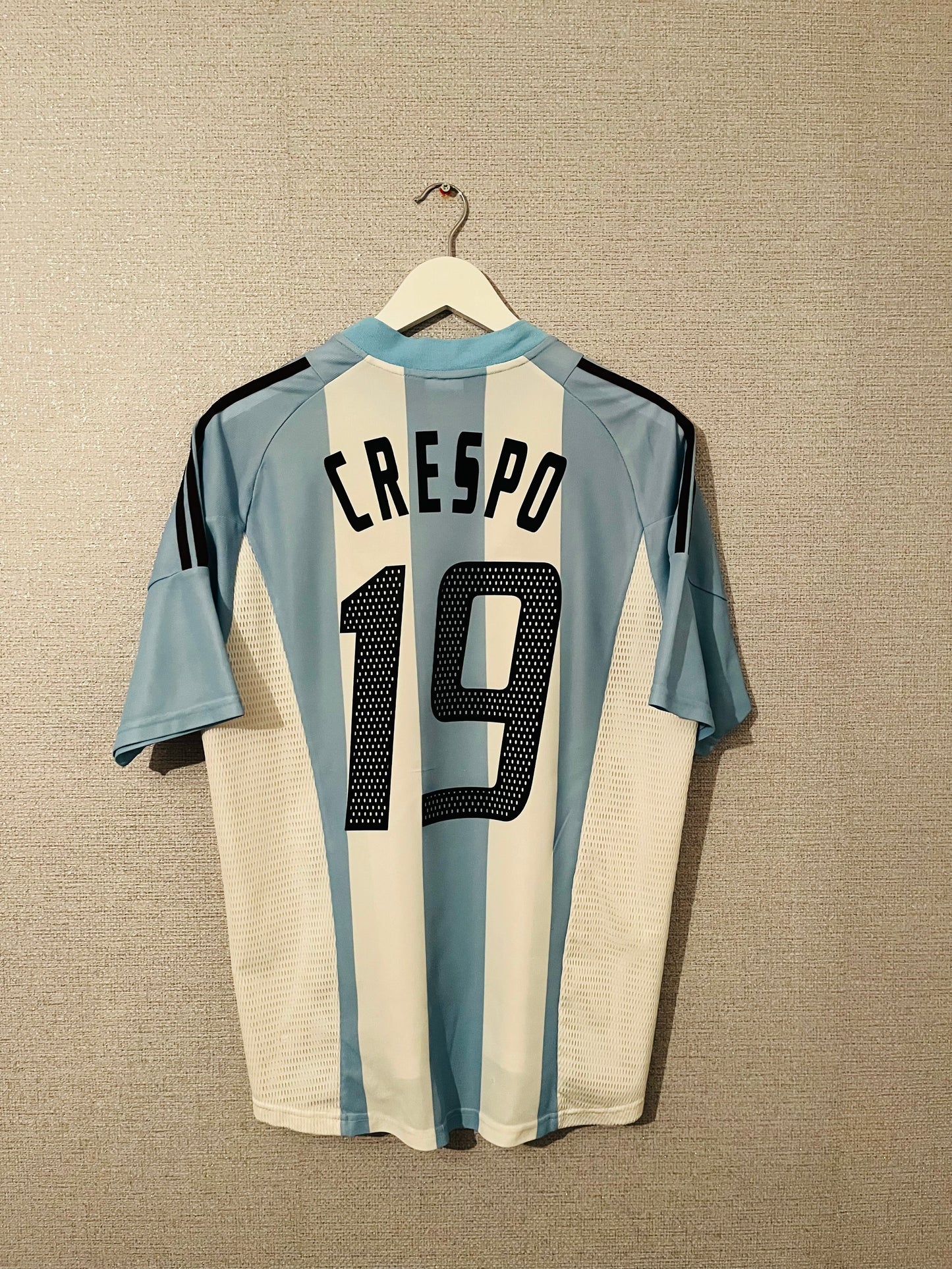 Argentina home football shirt W/C 2002 Crespo Medium