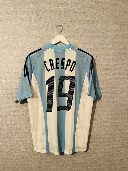 Argentina home football shirt W/C 2002 Crespo Medium