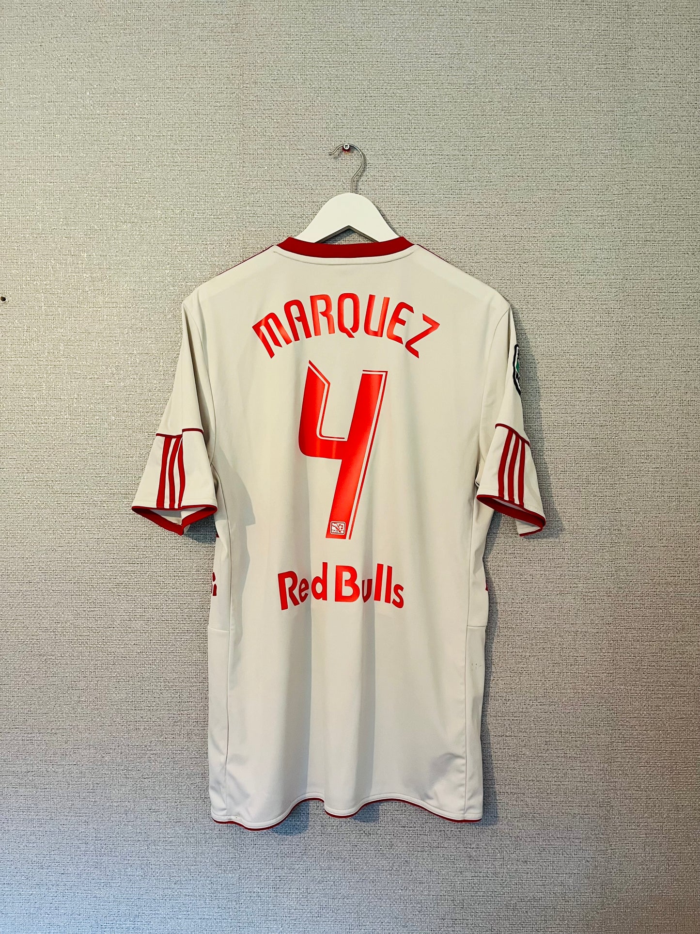 New York Red Bulls home football shirt 2010/11 Marquez Large