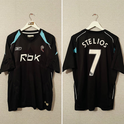 Bolton Wanderers away football shirt 2007/08 Stelios Large