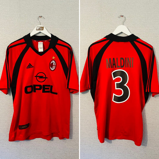 AC Milan third football shirt 2001/02 Maldini Large
