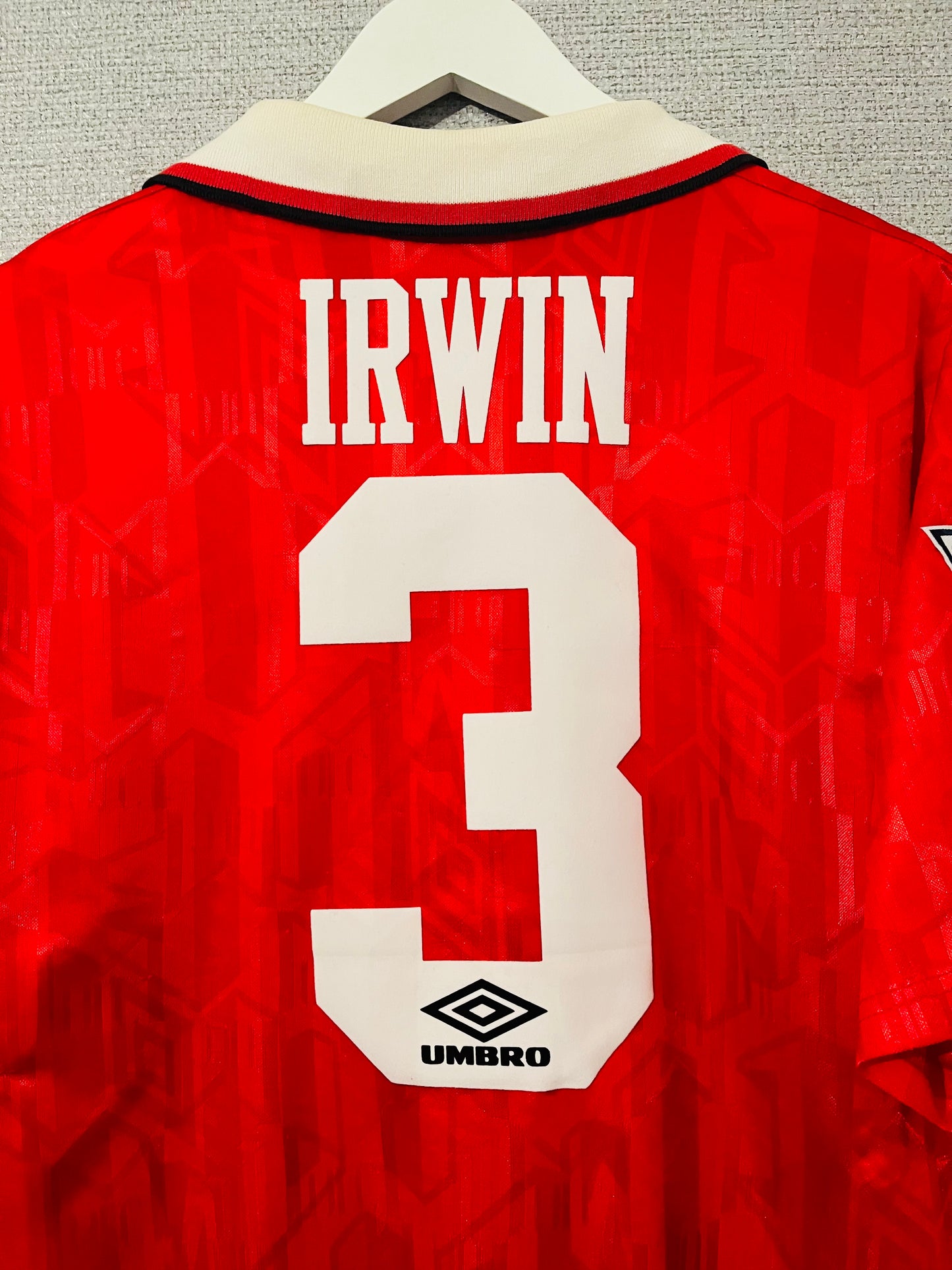 Manchester United home football shirt 1993/94 Irwin Large