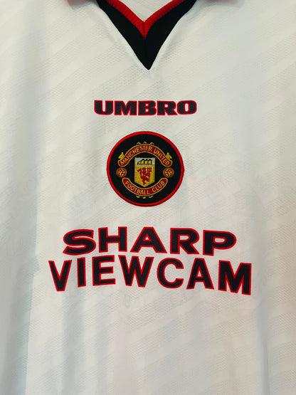Manchester United away football shirt 1996/97 Cantona Large