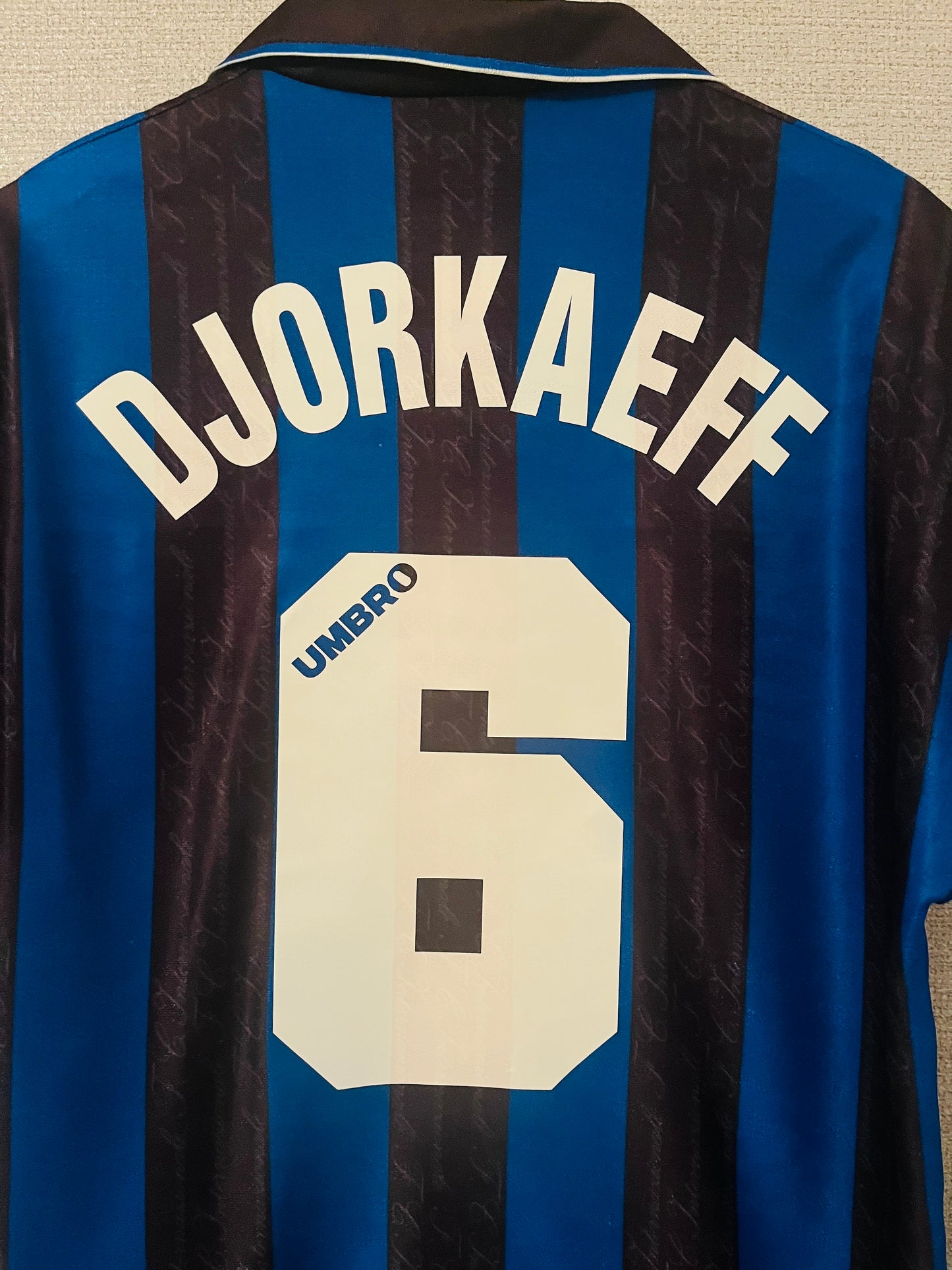 Inter Milan home football shirt 1996/97 Djorkaeff Medium