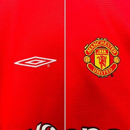 Manchester United home football shirt 2001/02 Veron XXL