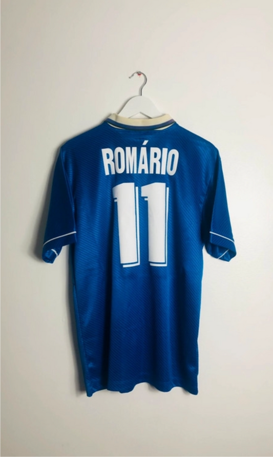 Brazil away football shirt Romario