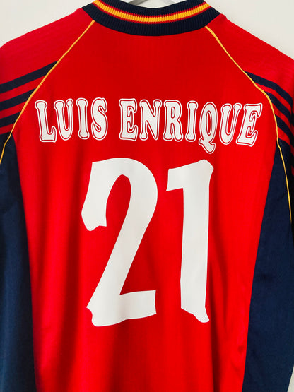 Spain home football shirt
W/C1998 Luiz Enrique Large