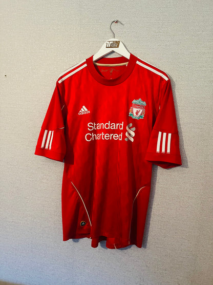 Liverpool home football shirt 2010/12 Suarez Large