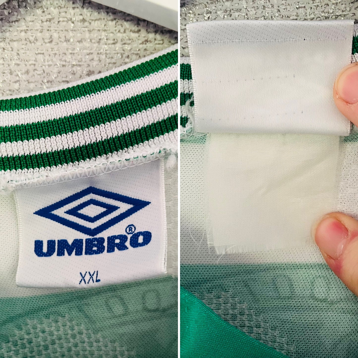 Glasgow Celtic home football shirt 1995/97 XXL