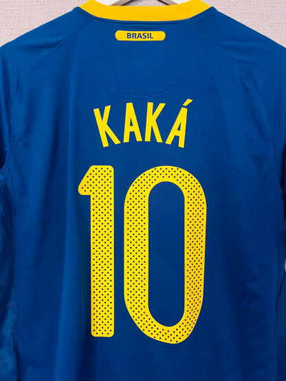 Brazil away football shirt W/C 2010 Kaka Medium