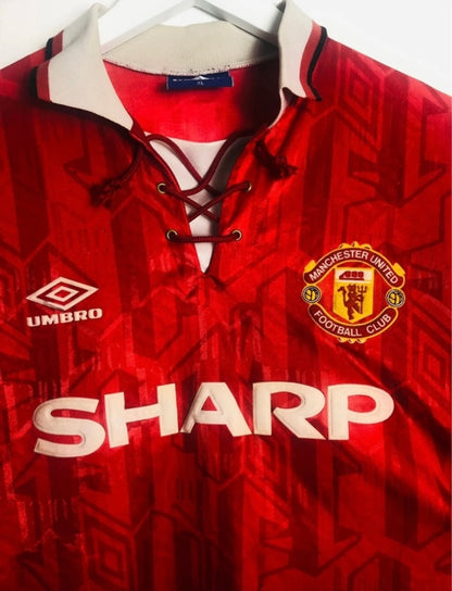 Manchester United home football shirt Cantona XL 1992/94