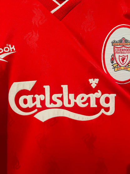 Liverpool home football shirt 1996/97 Fowler XXL