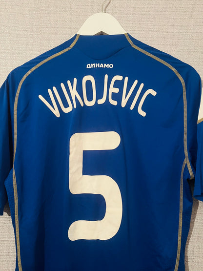Dynamo Kiev home football shirt 2009/10 Vukojevic Medium