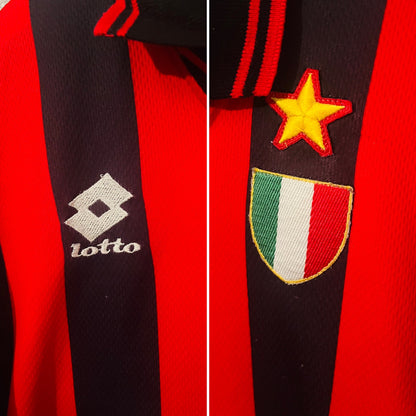 AC Milan home football shirt 1996/97 Boban Large