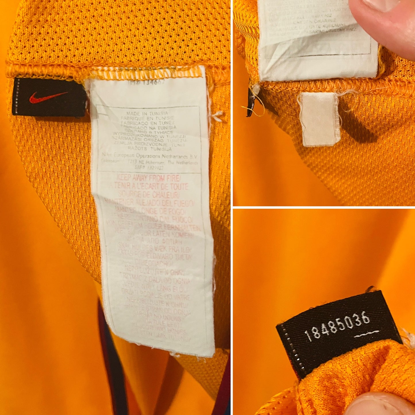 Barcelona away football shirt 2006/07 Iniesta Medium