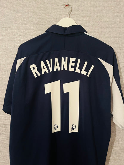 Marseille away football shirt 1999/2000 Ravanelli Large