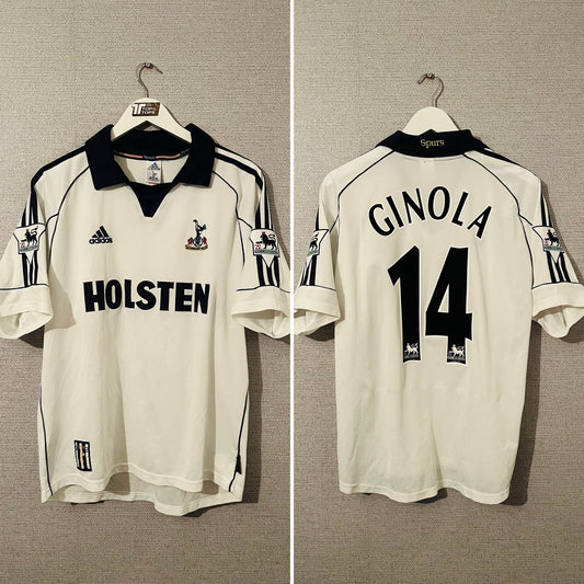 Tottenham Hotspur home football shirt 1999/2001 Ginola Medium