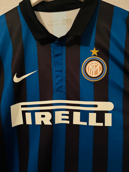 Inter Milan player version home football shirt 2011/12 Milito XXL