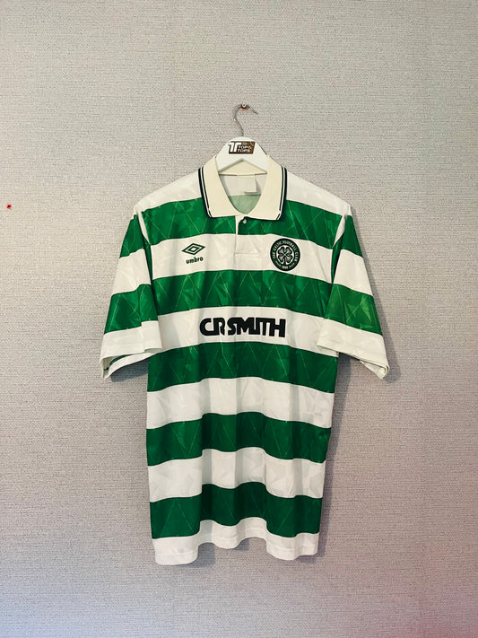 Glasgow Celtic home football shirt 1989/91 XL