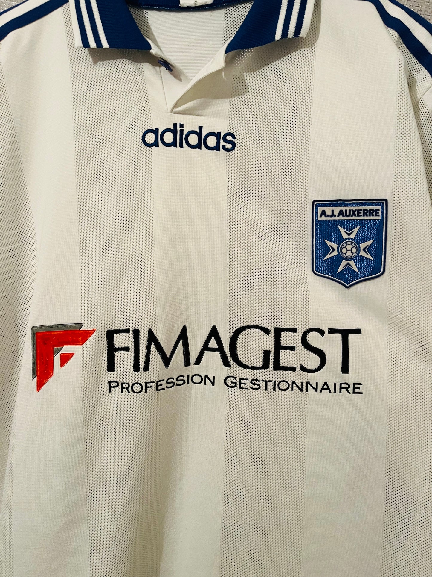 Auxerre home football shirt 1997/98 Large