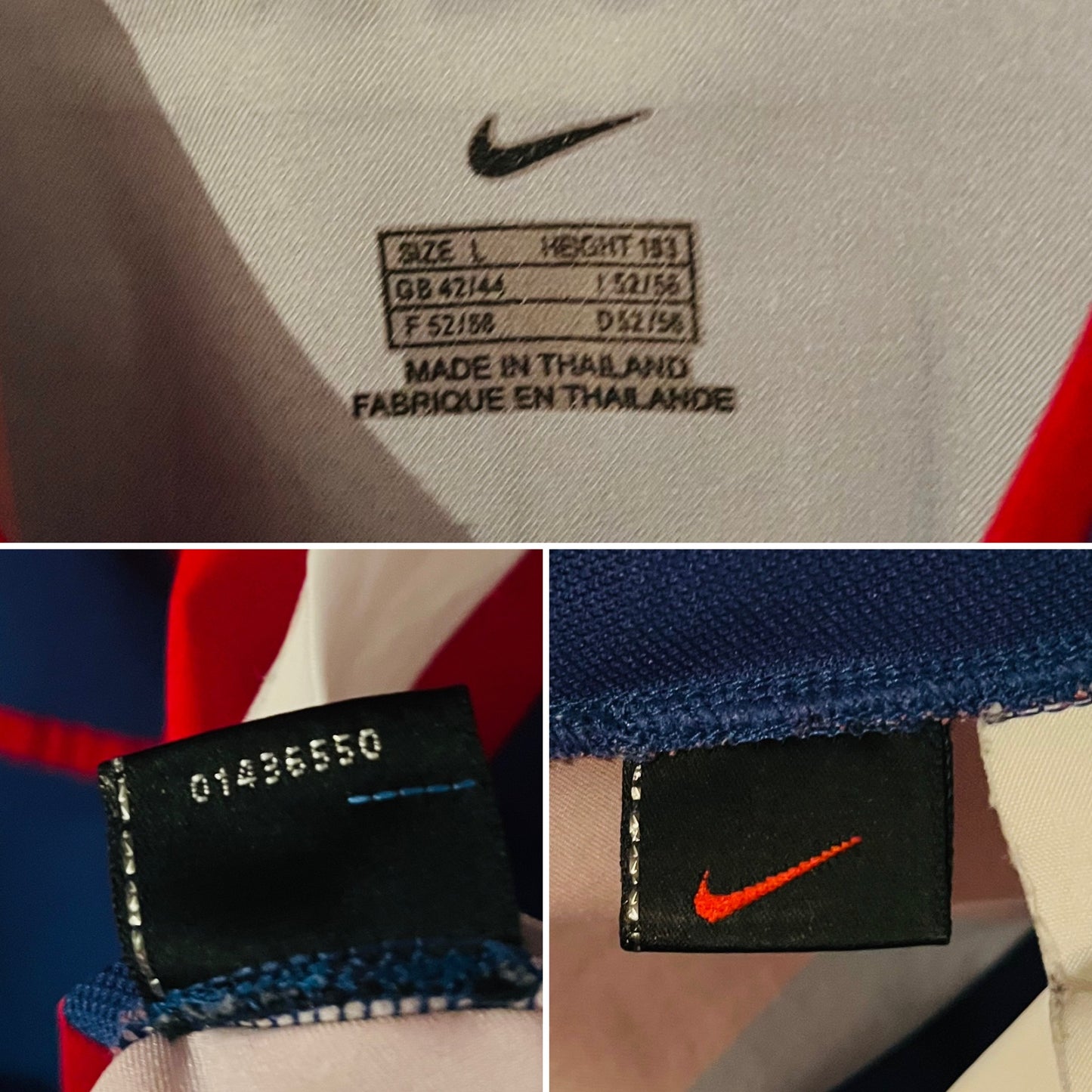 Barcelona home football shirt 2002/04 Iniesta Large