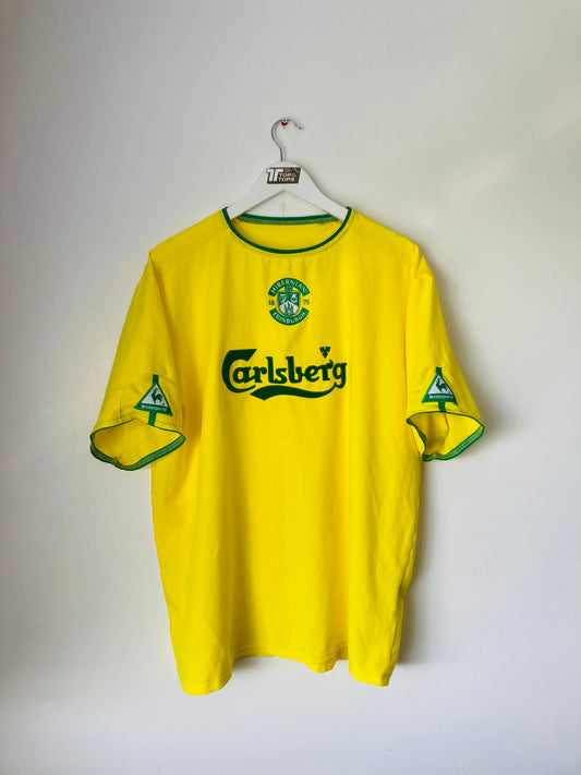 Hibernian away football shirt 2003/04 Large
