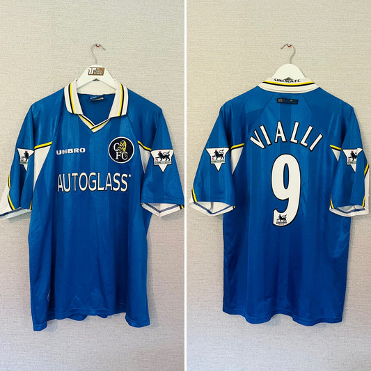 Chelsea home football shirt 1997/99 Vialli XXL