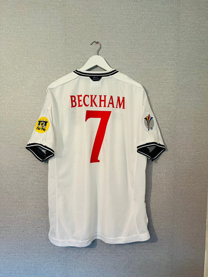 England home football shirt Euro 2000 Beckham XXL