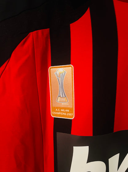AC Milan home football shirt 2007/08 Maldini XL