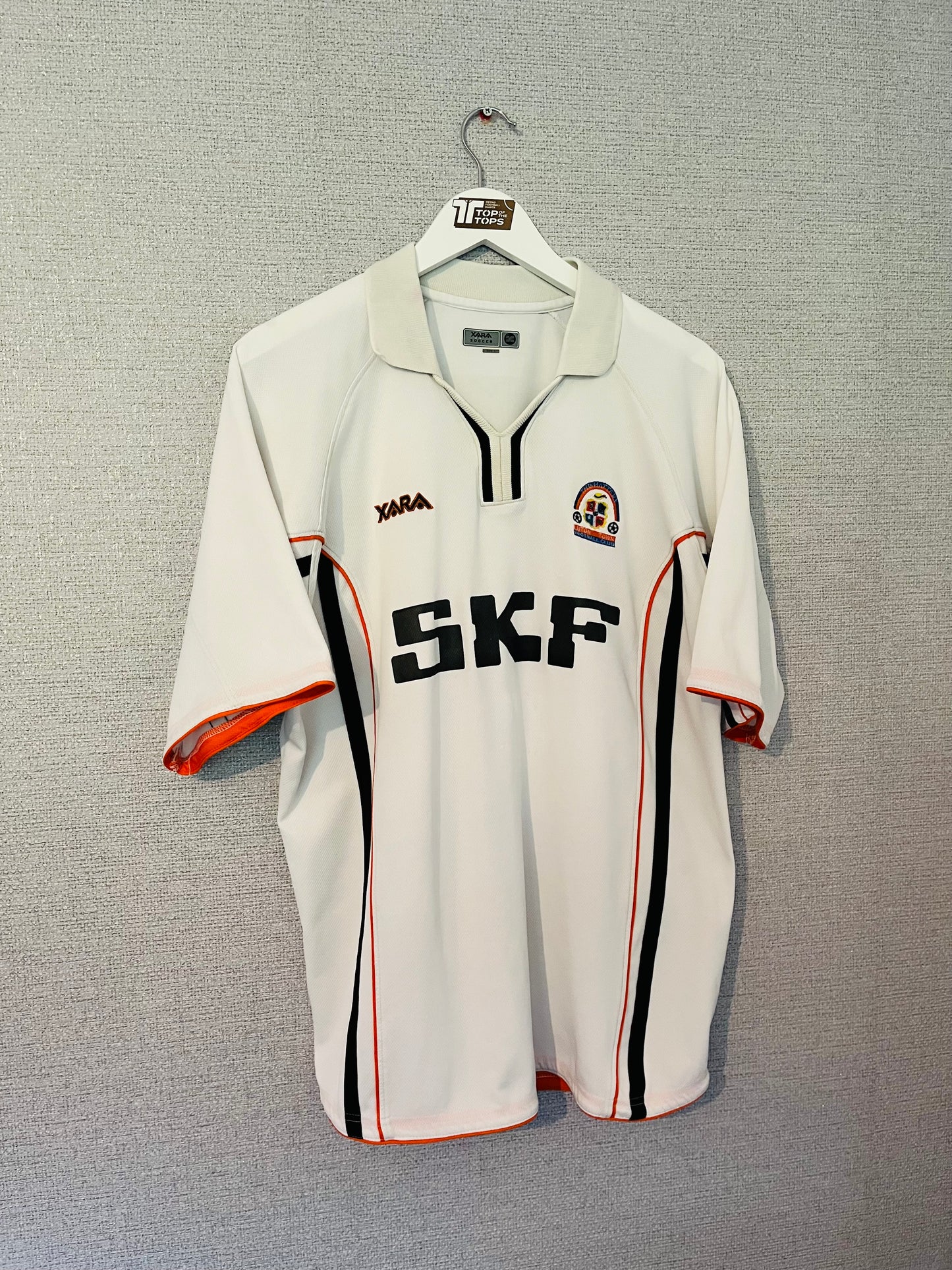 Luton Town home football shirt 2001/03 Large